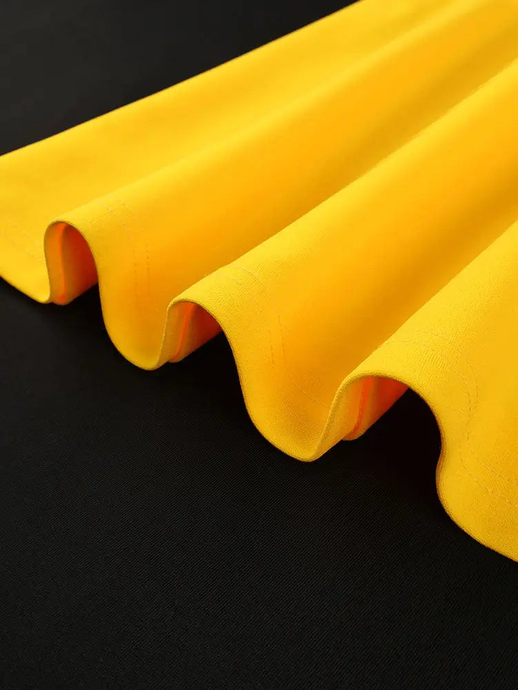 AOMEIDRESS Elegant Slash Neck Pleated Dress Long Sleeve Casual Outfit