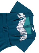 AOMEIDRESS Elegant Tassel A Line Midi Pleated Dresses For Church