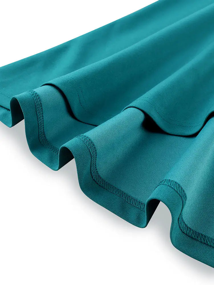 AOMEIDRESS Elegant Two Piece Set 3D Flower Peplum Top Wide Leg Pants