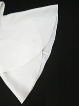 AOMEIDRESS Elegant Wedding Guest Mini A Line Dresses Off Shoulder Bow