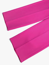 AOMEIDRESS Elegant Wedding Party Pantsuit with Tassel Waist Belt