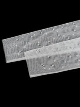 AOMEIDRESS Elegant White Beading Dress 3D Flower For Bridal Shower