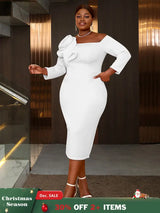 AOMEIDRESS Evening Luxury Dress 2025 Formal Party Dress Woman Elegant White / S