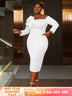 AOMEIDRESS Evening Luxury Dress 2025 Formal Party Dress Woman Elegant White / S
