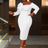 AOMEIDRESS Evening Luxury Dress 2025 Formal Party Dress Woman Elegant White / S