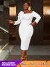 AOMEIDRESS Evening Luxury Dress 2025 Formal Party Dress Woman Elegant White / S