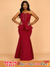AOMEIDRESS Evening Occasional Dresses for Women 2025 Elegant Classy Wine / S