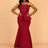 AOMEIDRESS Evening Occasional Dresses for Women 2025 Elegant Classy Wine / S