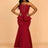 AOMEIDRESS Evening Occasional Dresses for Women 2025 Elegant Classy Wine / S