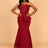 AOMEIDRESS Evening Occasional Dresses for Women 2025 Elegant Classy Wine / S