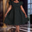 AOMEIDRESS Women’s Short A-Line Dress Featuring Flying Sleeves
