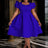 AOMEIDRESS Flying Sleeve Short A Line Dress For Women  