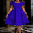 AOMEIDRESS Flying Sleeve Short A Line Dress For Women  