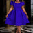 AOMEIDRESS Flying Sleeve Short A Line Dress For Women  