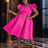 Flying Sleeve Short A-Line Dress