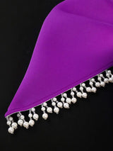 AOMEIDRESS Formal Elegant Dresses for Wedding Guests A Line Pearls