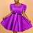 AOMEIDRESS Formal Elegant Dresses for Wedding Guests A Line Pearls Purple / S