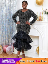 Long Sleeve Church Dresses for Women sequin party dresses