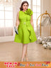 o neck sleeveless dresses for women