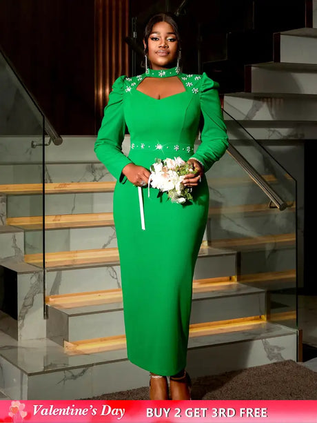 Turtleneck Ankle-Length dress