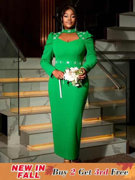 Turtleneck Ankle-Length dress