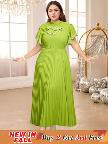 half high collar a line dresses for women