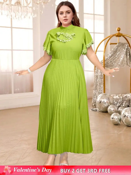 half high collar a line dresses for women