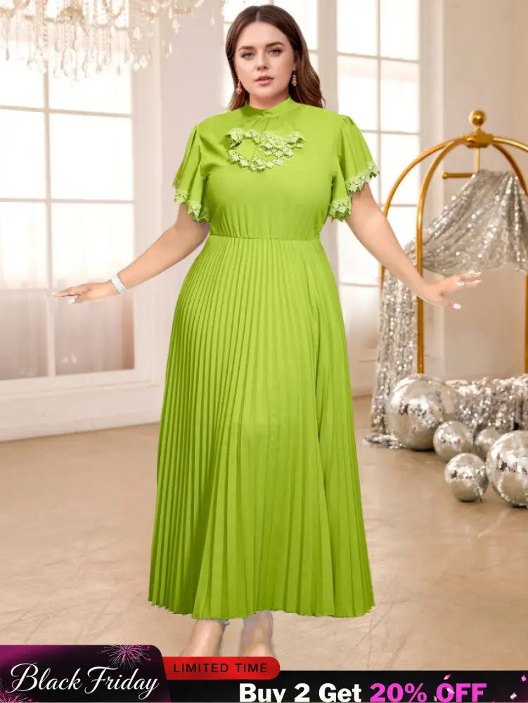 half high collar a line dresses for women