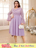 asymmetrical neck midi dresses for women