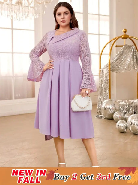 asymmetrical neck midi dresses for women