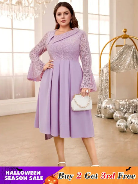 asymmetrical neck midi dresses for women