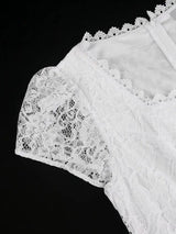 AOMEIDRESS Lace A Line Pleated Dresses 2025 Woman Party Graduation