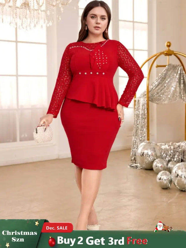 lace patchwork dresses for women