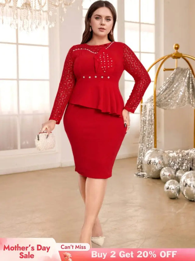 lace patchwork dresses for women