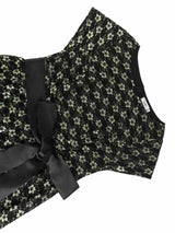 AOMEIDRESS Classic 1950s Lace A Line Dress Black Short Sleeve Retro Look

