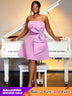 strapless sleeveless dresses for women 