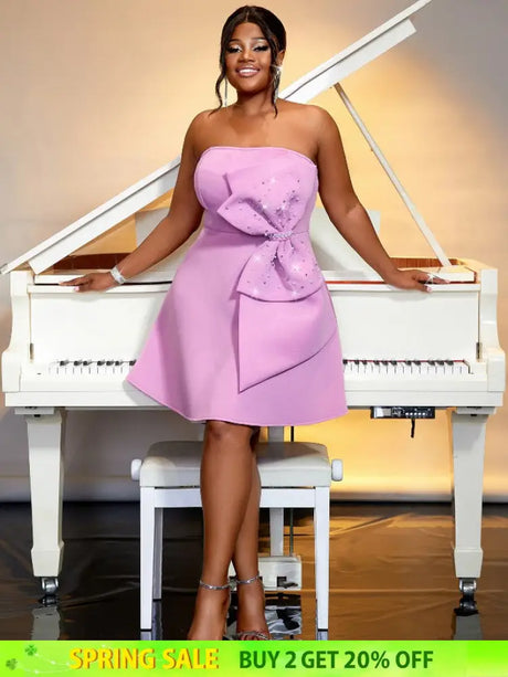 strapless sleeveless dresses for women 