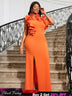 One Shoulder Maxi Party Dresses for Ladies