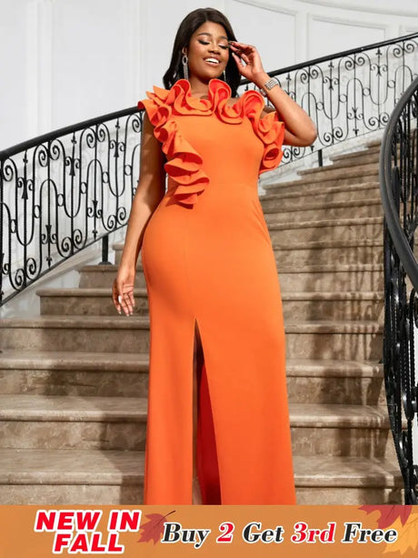 One Shoulder Maxi Party Dresses for Ladies