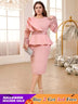 o neck long sleeve dress for women