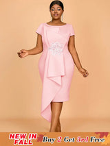 AOMEIDRESS Luxury Dress 2025 Elegant Dress Women Luxury Wedding Guest Pink / S