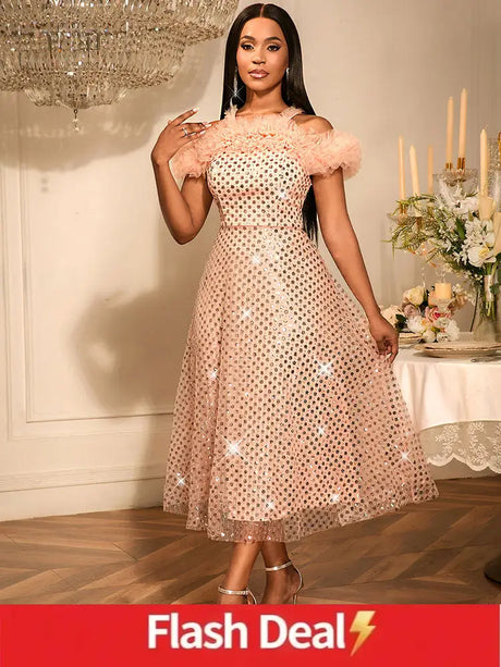 AOMEIDRESS Luxury Occasion Dresses A Line for Women Off The Shoulder