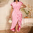 AOMEIDRESS Luxury Wedding Guest Dresses 2025 Party Gowns Ruffles Slit Pink / S