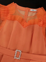 AOMEIDRESS Maternity Wedding Outfit Feminine Pleated Dress