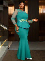 plus size formal wedding guest dresses