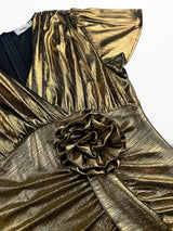 AOMEIDRESS Metallic Dress for Women Formal Occasional Shiny Dress