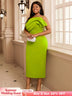 Off Shoulder Midi Dress Can Be Wore for Event Party