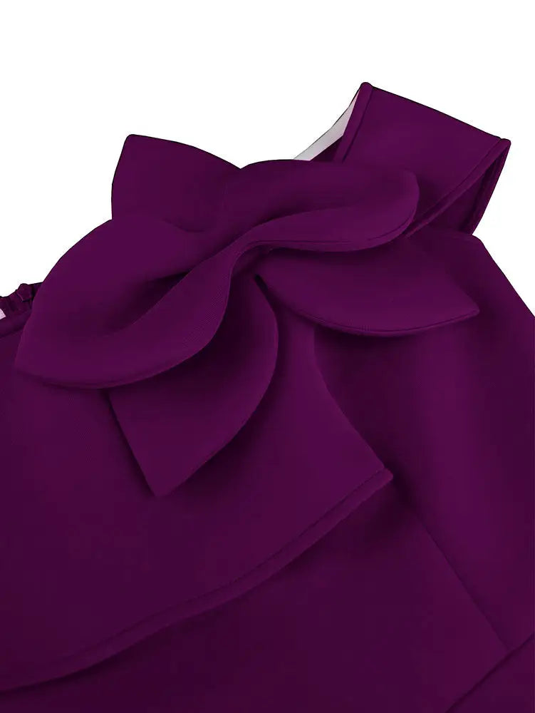 AOMEIDRESS Off Shoulder Mini Dress A Line Wedding Guest Party Gowns