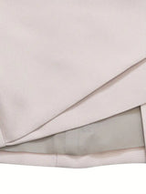 AOMEIDRESS Office Suit V Neck Blazer Flared Pants Business Outfit