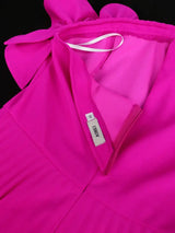 AOMEIDRESS One Shoulder A Line Pleated Party Dresses Ruffle Detail